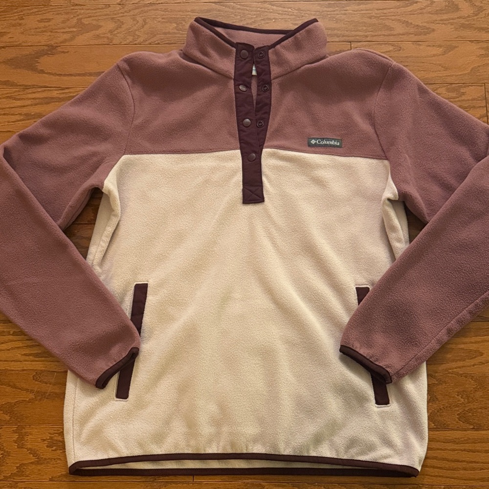 Columbia quarter snap fleece pullover